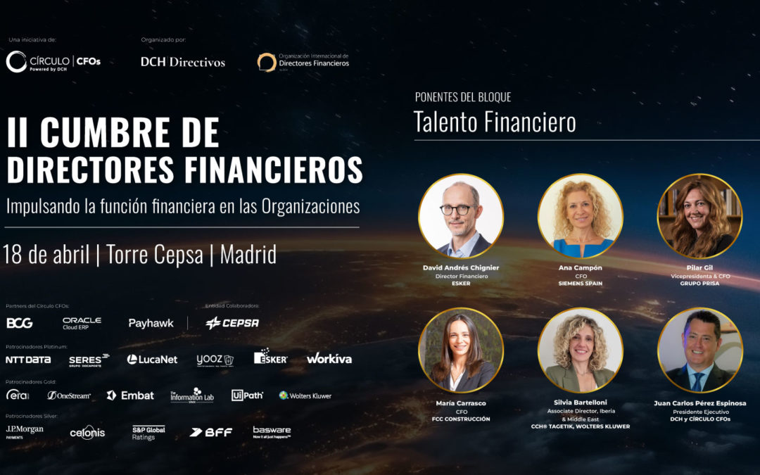 “Talento Financiero” será el último Bloque temático de la II Cumbre de Directores Financieros